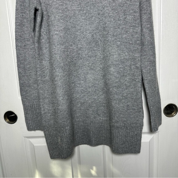ZARA Women’s Soft Knit Sweater Dress XSmall Heather Grey Preppy Office Normie - Picture 5 of 15